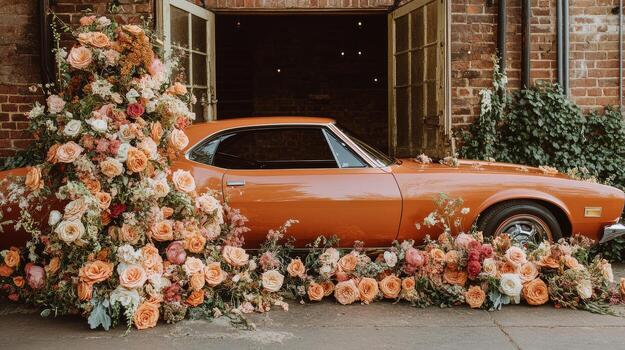 רכב חתונה מקושט