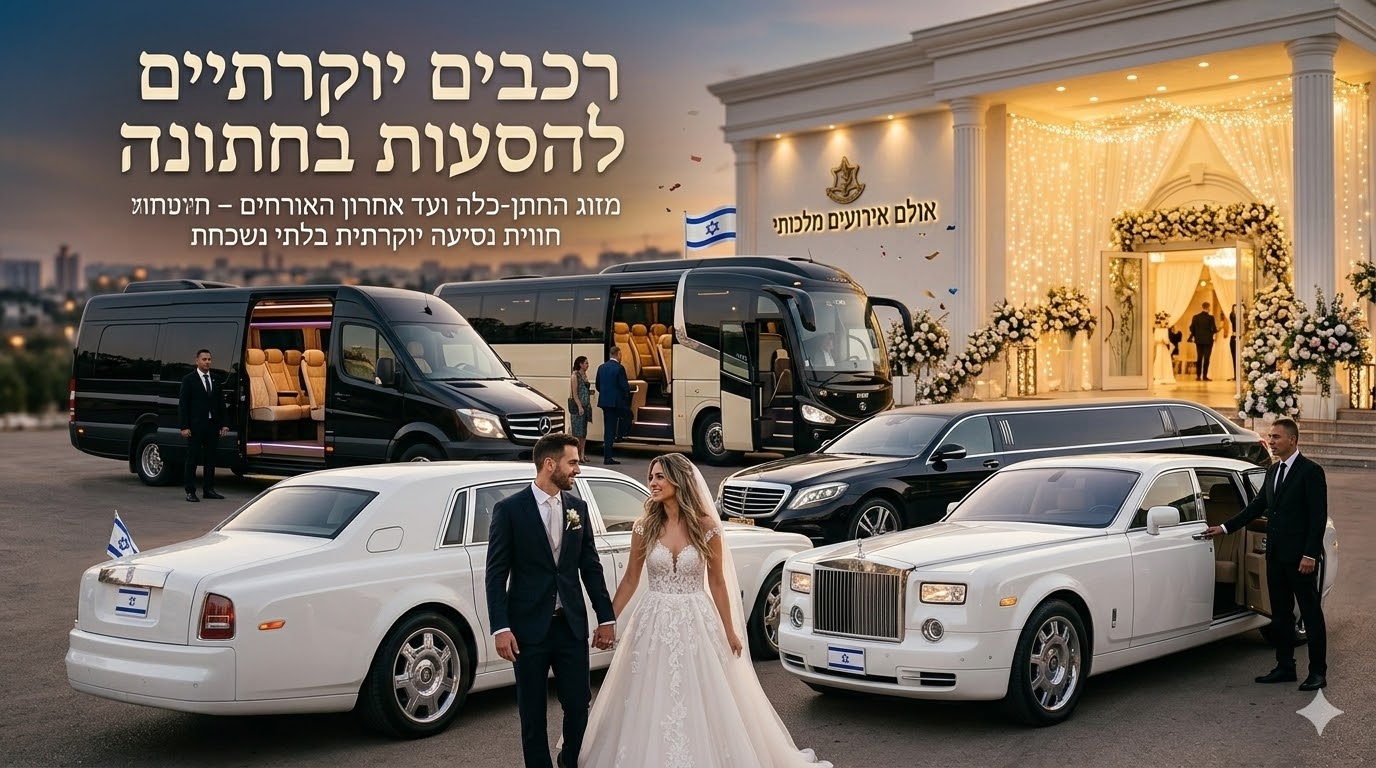 רכב יוקרתי לחתונה